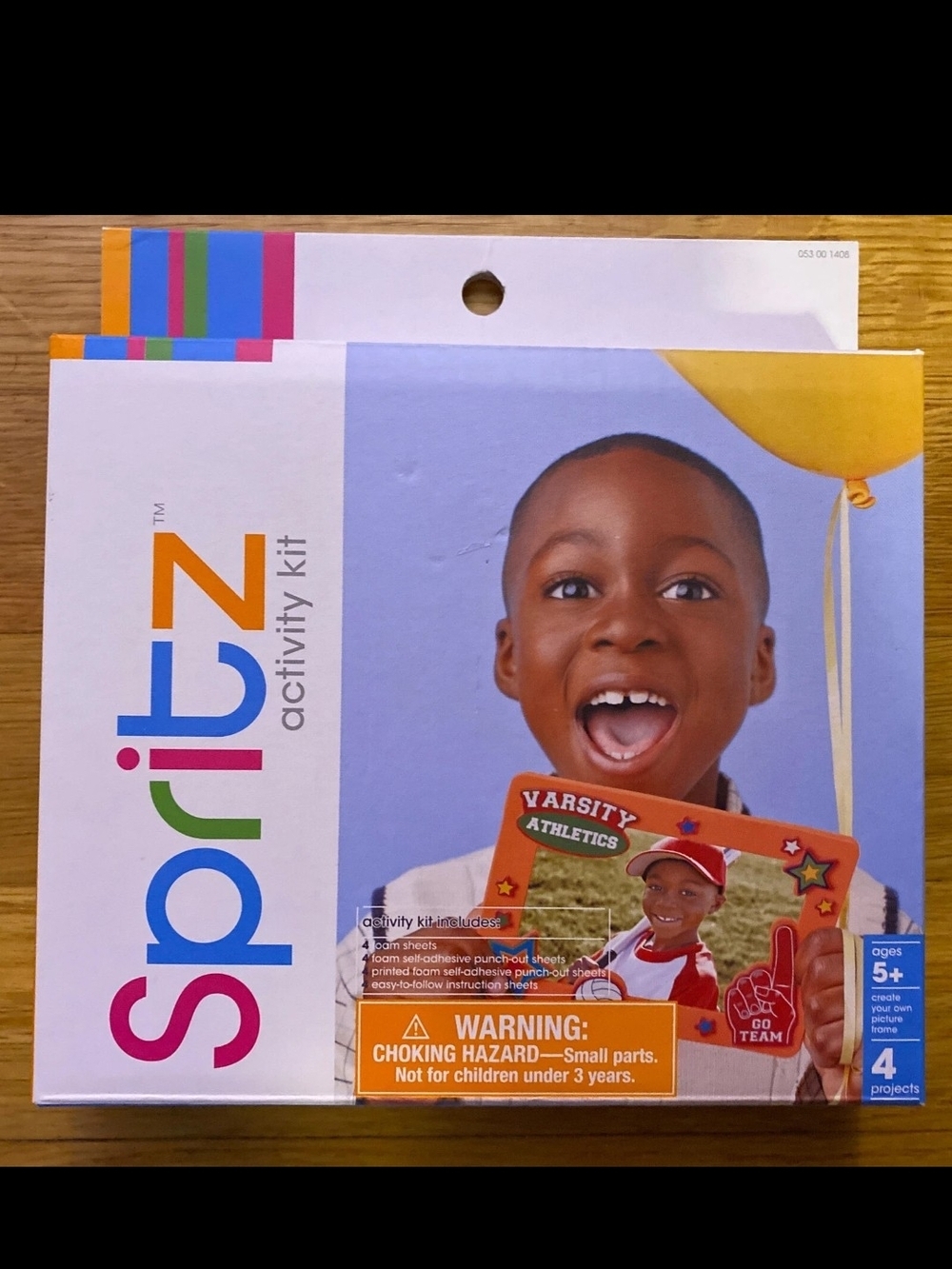 Spritz Craft Kit with Blue, Orange, Pink and Green Accents